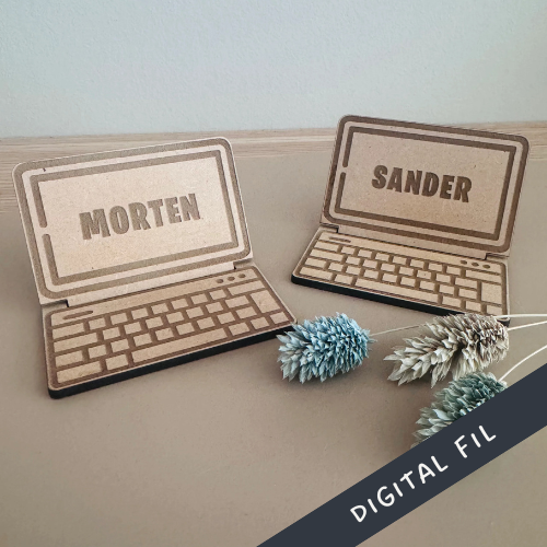 Gamer bordkort – Laserklar designfil